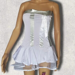 White and Silver Dress